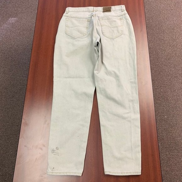 Vintage Lee Riveted Super High Rise Mom Tan Jeans - Picture 5 of 8